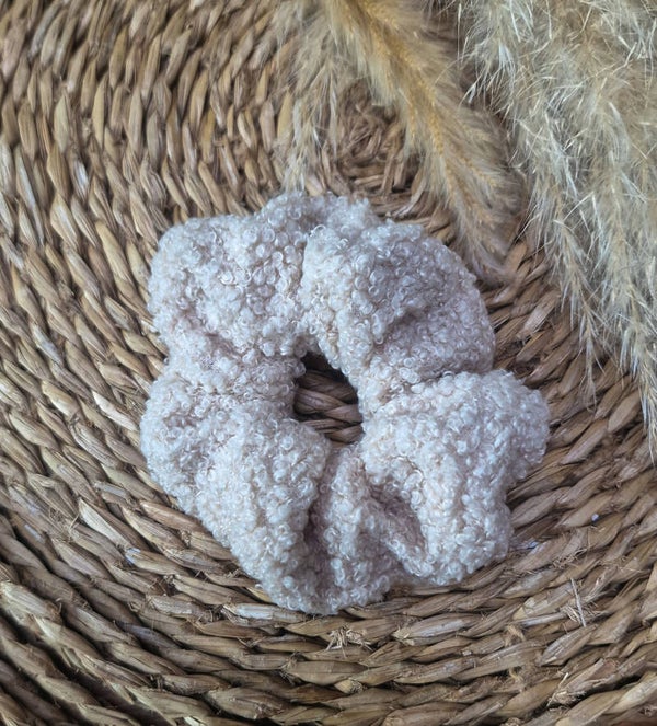 Scrunchie  Kind - Teddy - Creme