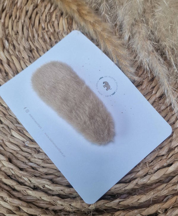 Basic Haarspeldjes Kind - Fluffy - Creme