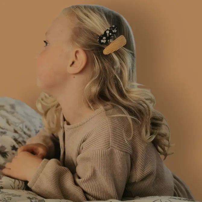 Haarspeldje-Kleuter-Geel