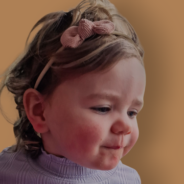 Haarband Baby - Roze - Kleine Knoop