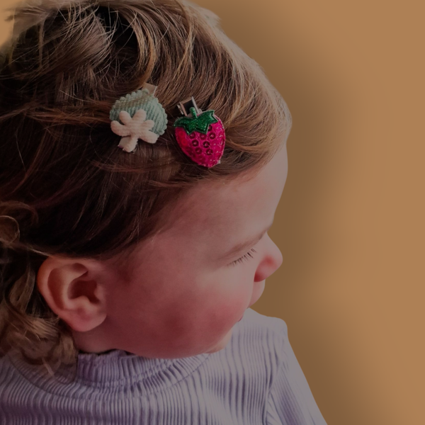 Haarspeldjes Baby - Aardbeien