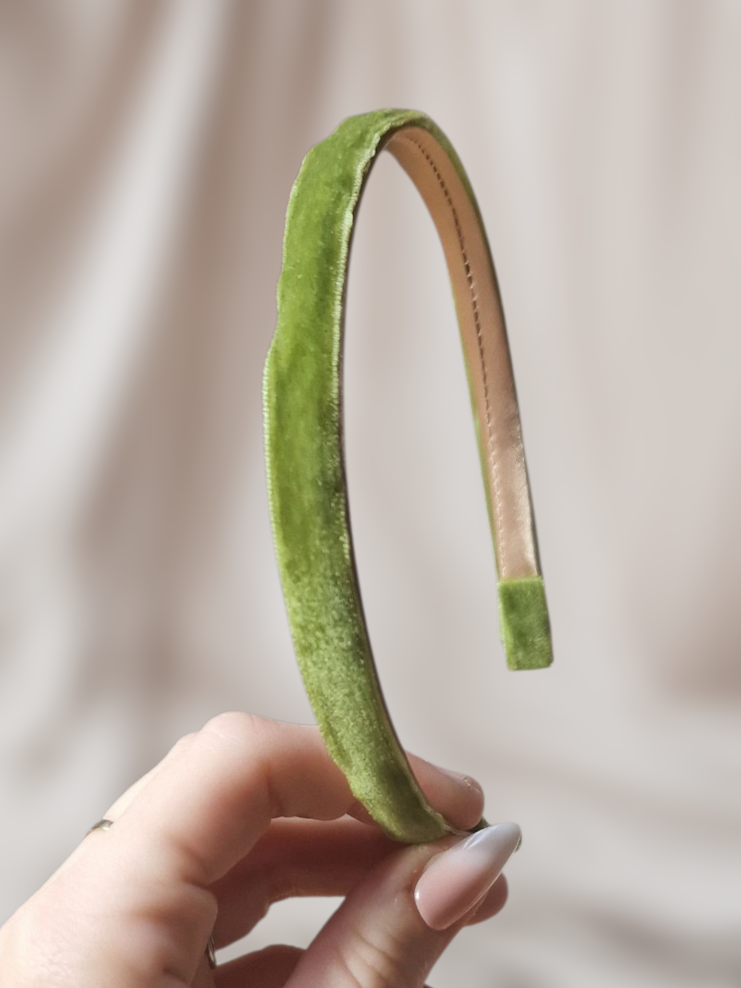 Haarband Diadeem - Velvet - Groen