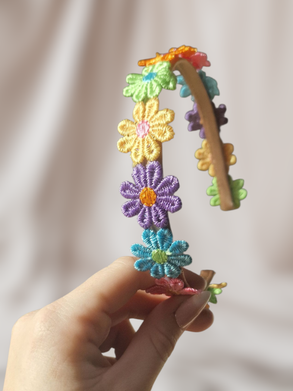 Haarband Diadeem - Bloemen - Multicolor