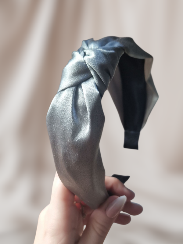 Knoop Haarband - Groen/Satijn