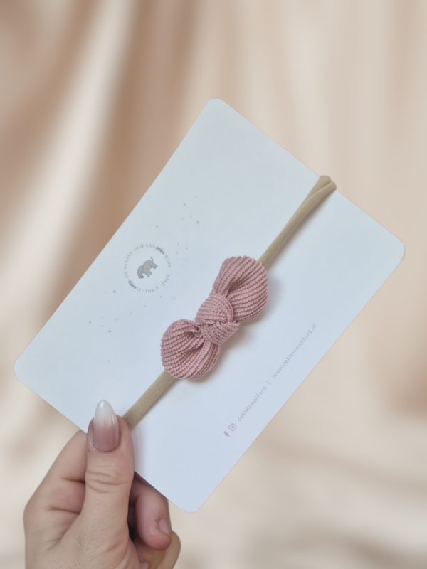 Haarband Baby - Roze - Kleine Knoop