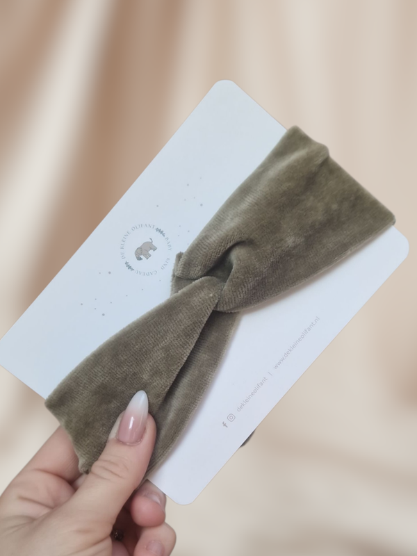 Haarband Groen - Velvet