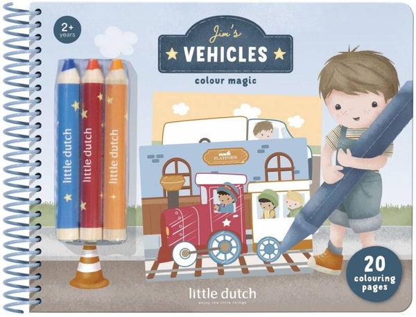 Little Dutch - Jim - Kleurboek met potloden
