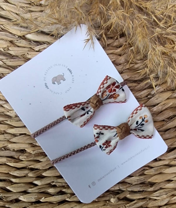 Haarelastiekjes Kind - Strikjes -Bloemen