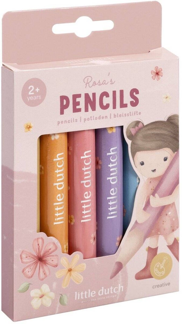 Little Dutch - Rosa - Kleurpotloden