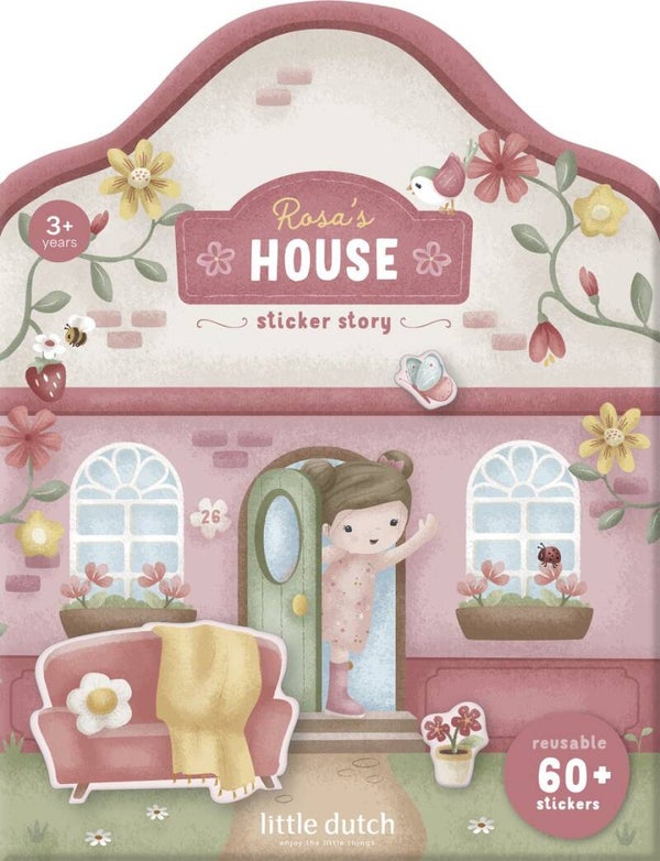 Little Dutch - Rosa - Herbruikbare Stickers