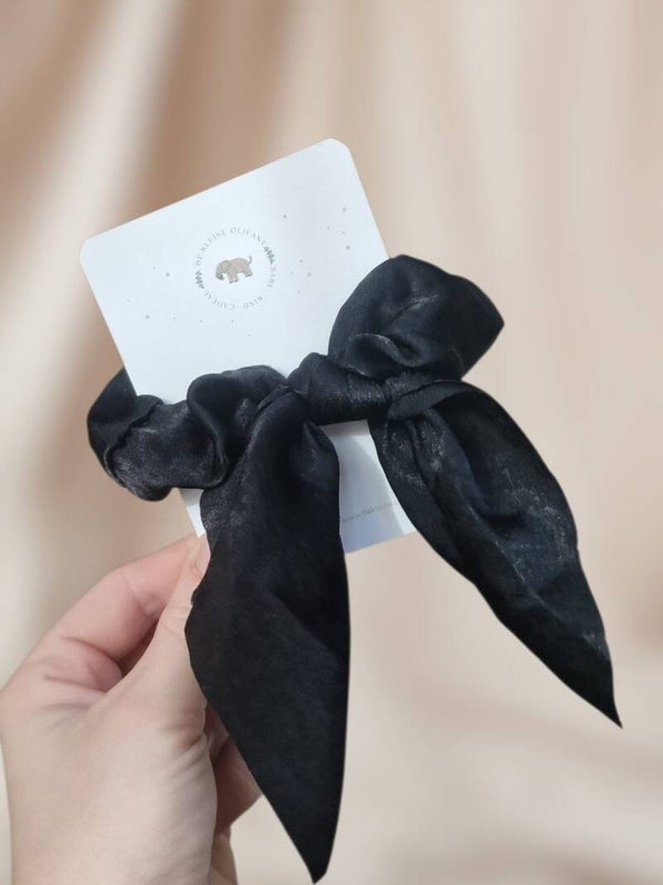 Haarelastiekje Kind - Strik - Zwart