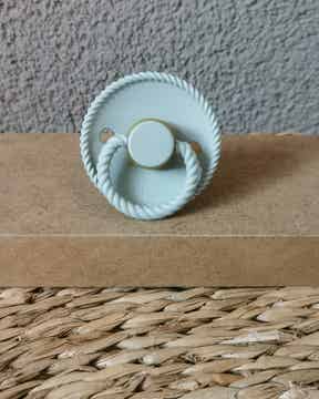 Frigg Speen 0+ Natuurrubber - Rope - Mint Groen