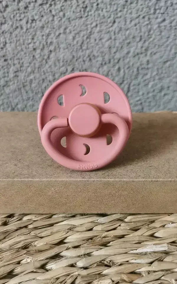 Frigg Speen 6+ Natuurrubber - Maan - Roze