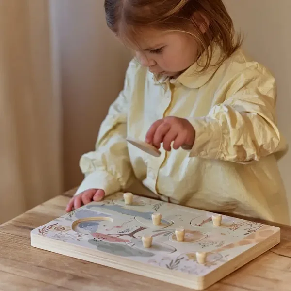 Little Dutch - Safari Friends - Geluidenpuzzel