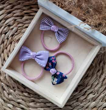 Haarelastiekjes Kind - Blauw/Paars