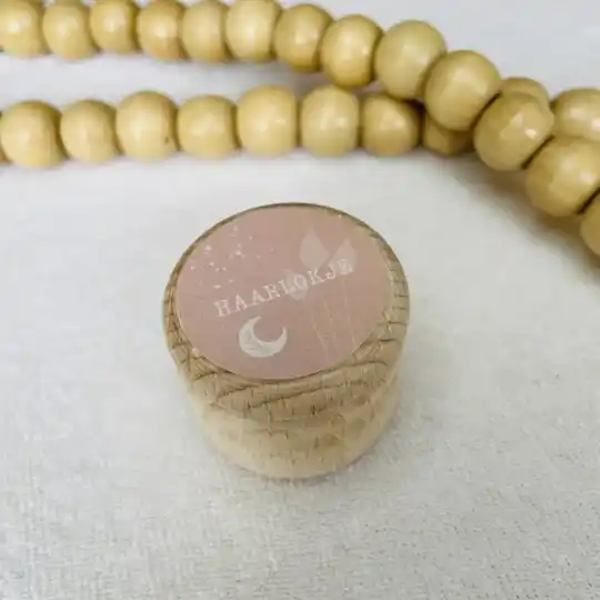 Bewaardoosje - Haarlokjes Roze