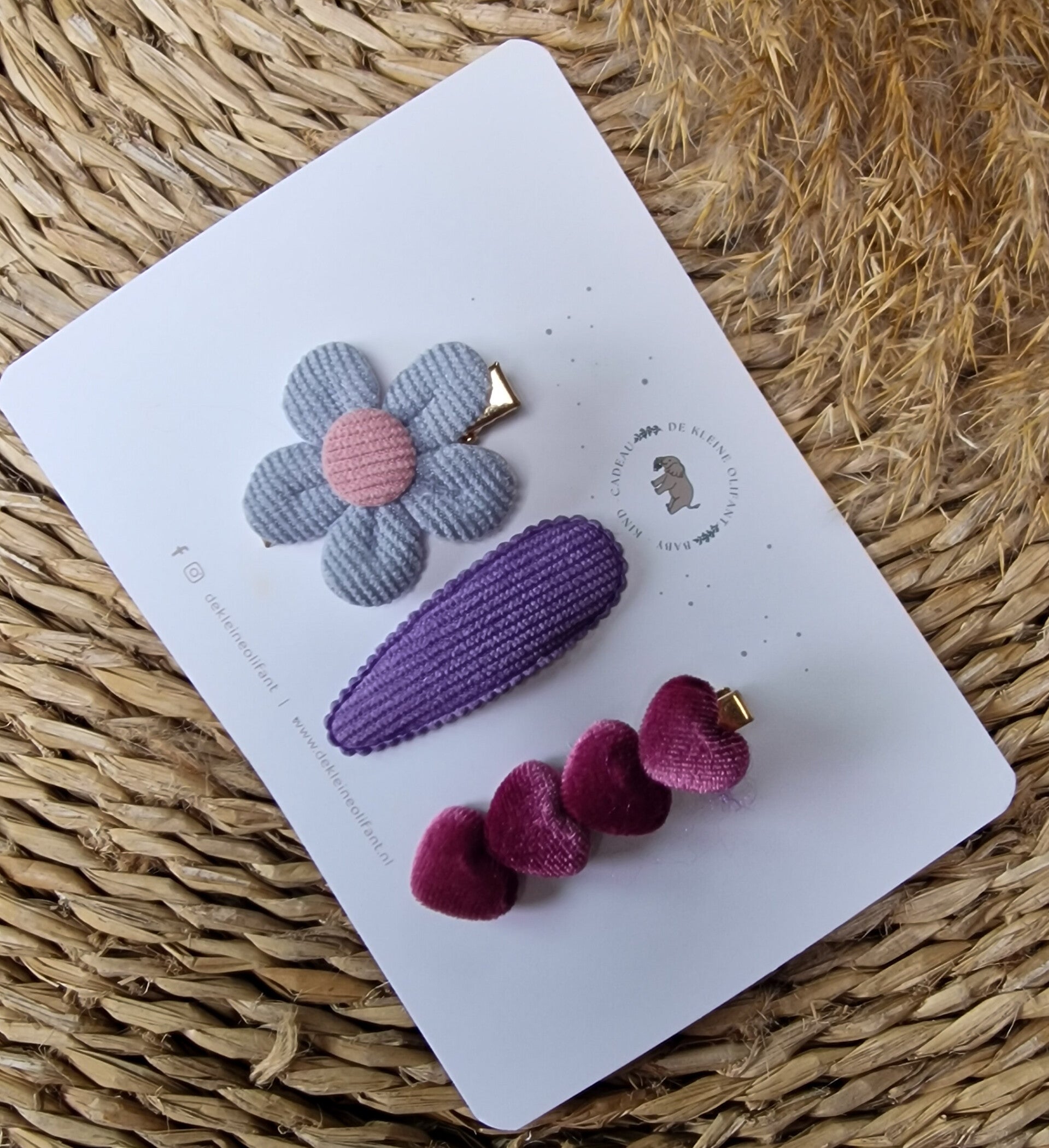 Haarspeldjes Kind  - Mix - Paars