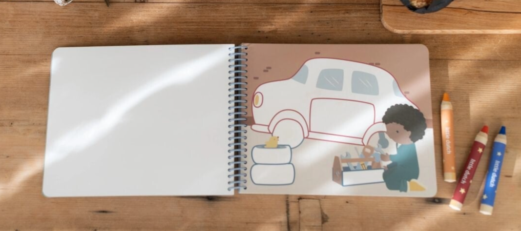 Little Dutch - Jim - Kleurboek met potloden