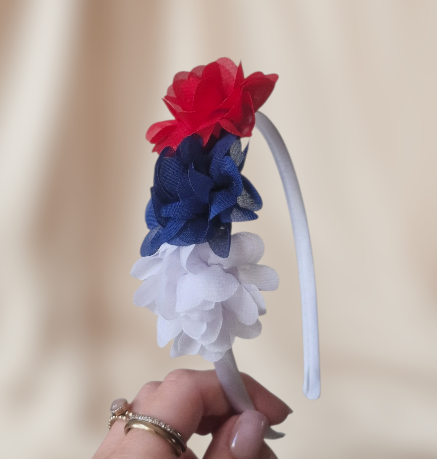 Haarband Diadeem - WK Voetbal - Bloemen