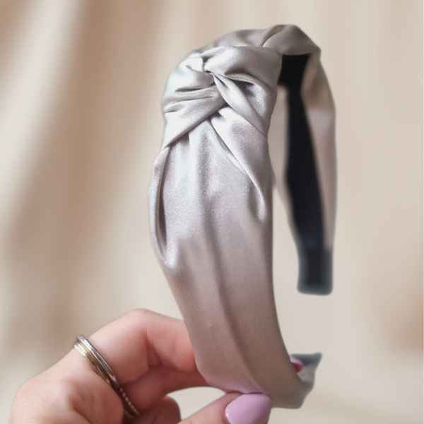 Haarband Knoop - Zilver