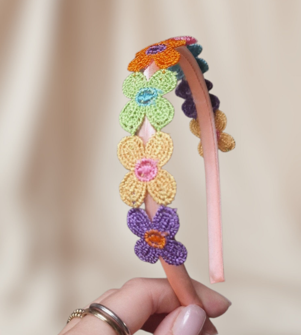 Haarband Diadeem - Bloemen - Multi