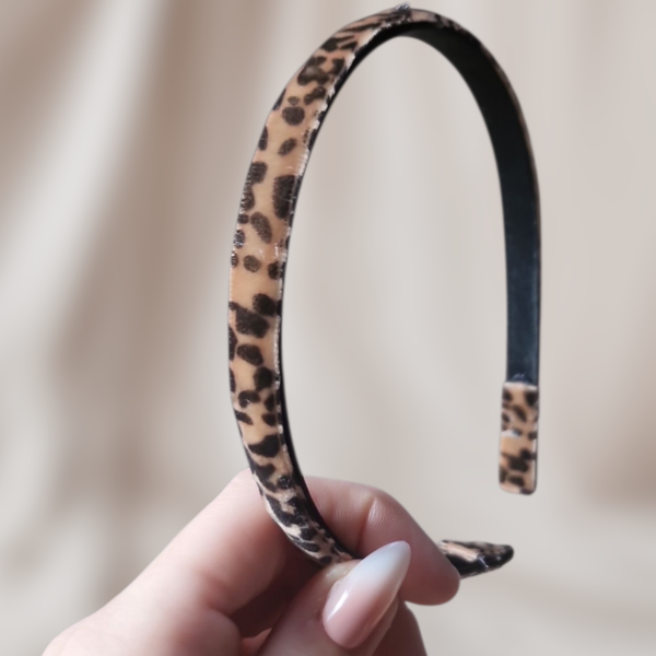 Haarband Diadeem - Panter - Bruin