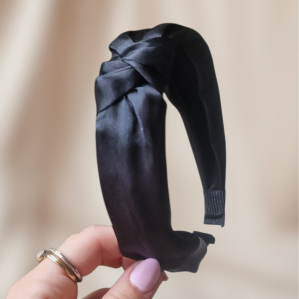 Haarband Knoop - Zwart
