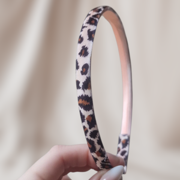 Haarband Diadeem - Panter - Roze