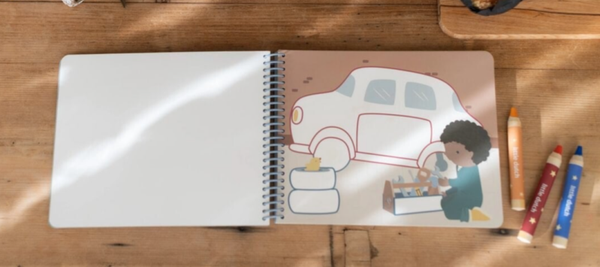 Little Dutch - Jim - Kleurboek met potloden