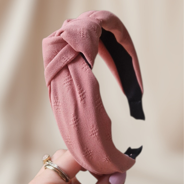 Haarband Knoop - Krasje - Roze