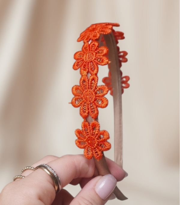 Haarband Diadeem - WK Voetbal - Bloemen