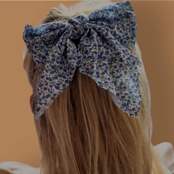 Haarspeld Kind - Grote Strik - Gebloemd