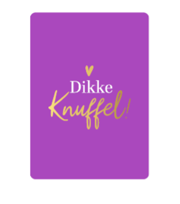 Wenskaart A7 - Dikke Knuffel