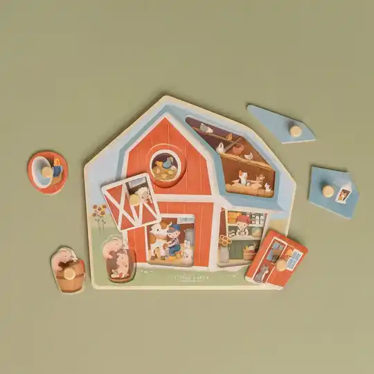Little Dutch - Little Farm - Houten Puzzel