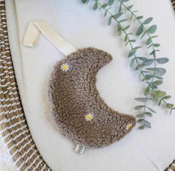 Speendoekje Maan - Teddy - Taupe Bloemetjes