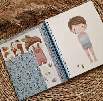 Little Dutch - Forest Friends - Dress Up Boek