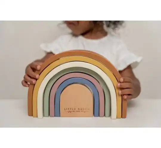 Little Dutch - Vintage - Regenboogstapelaar