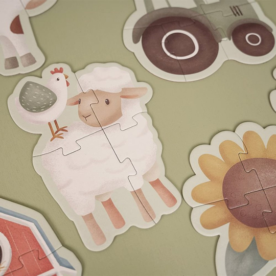 Little Dutch - Little Farm - Puzzel - Zes