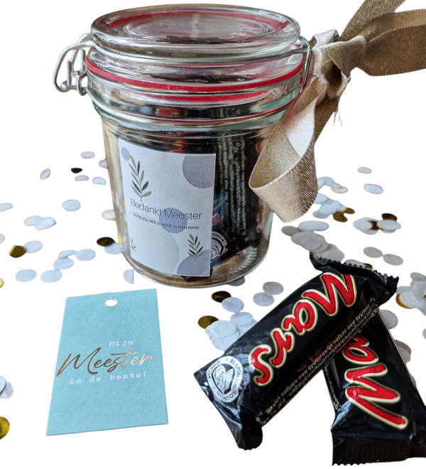 Bedankt Meester - Door jou heb ik meer in mijn mars