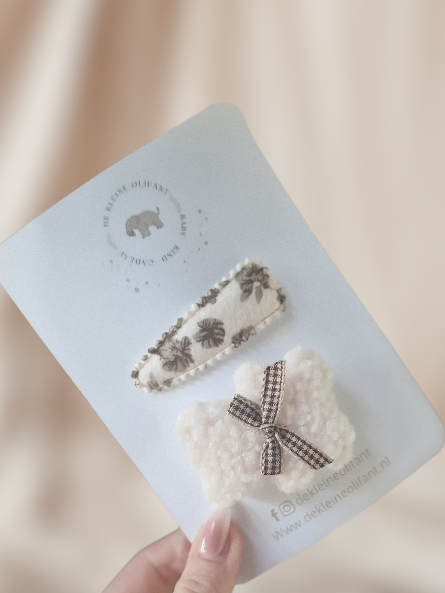 Haarspeldjes Kind- Mix -  Crème Beer - Teddy