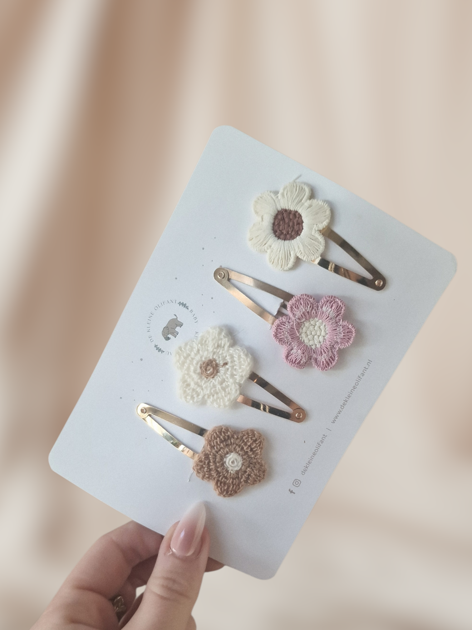 Haarspeldjes Kind  - Mix - Basis Bloem