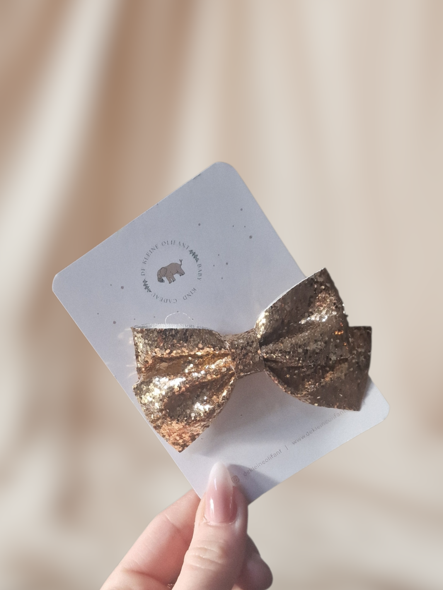 Haarspeld Kind - Strik Goud