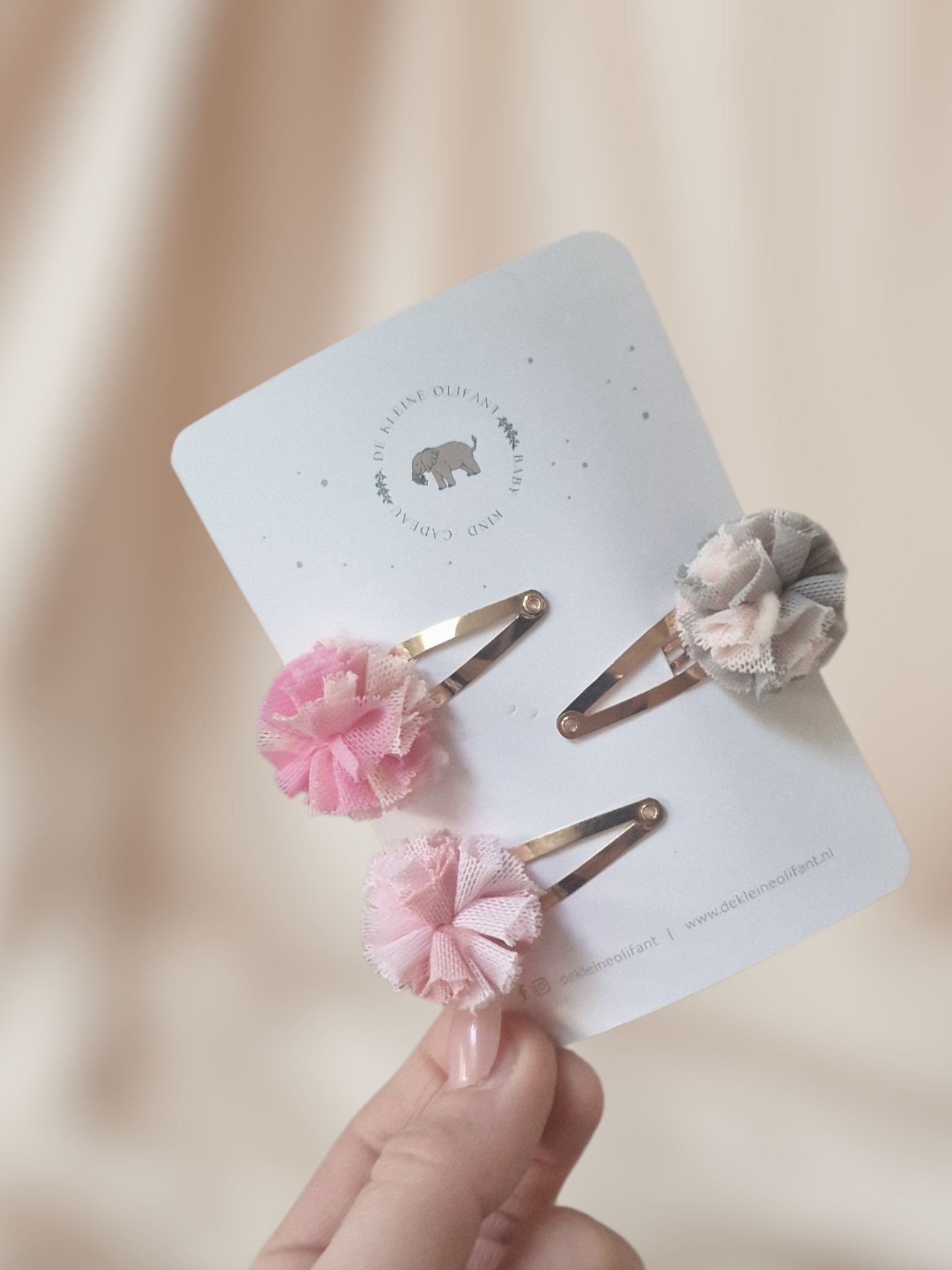 Haarspeldjes Kind - Mix - Basis Pompom