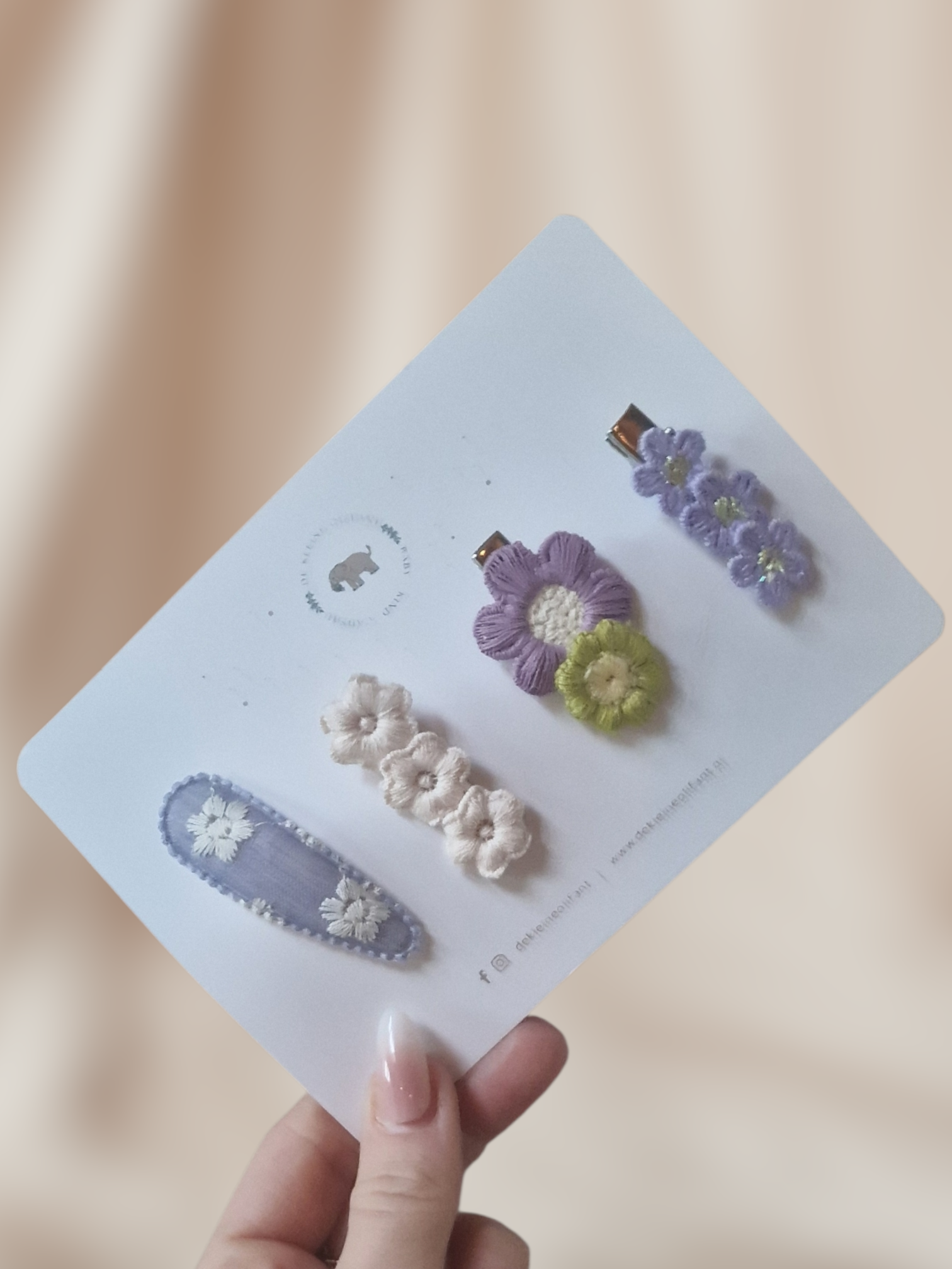 Haarspeldjes Kind - Mix - Paars/Groen