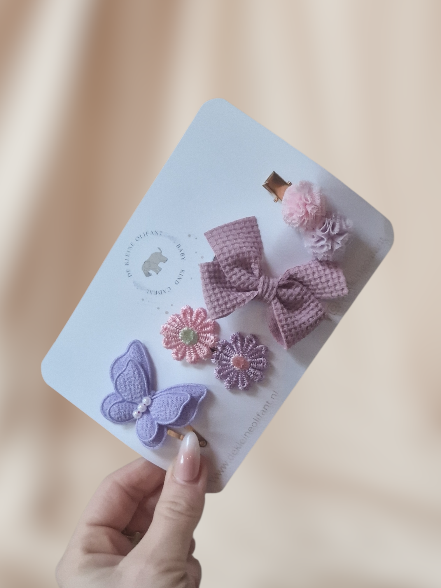 Haarspeldjes Kind- Mix - Paars/Zacht Roze