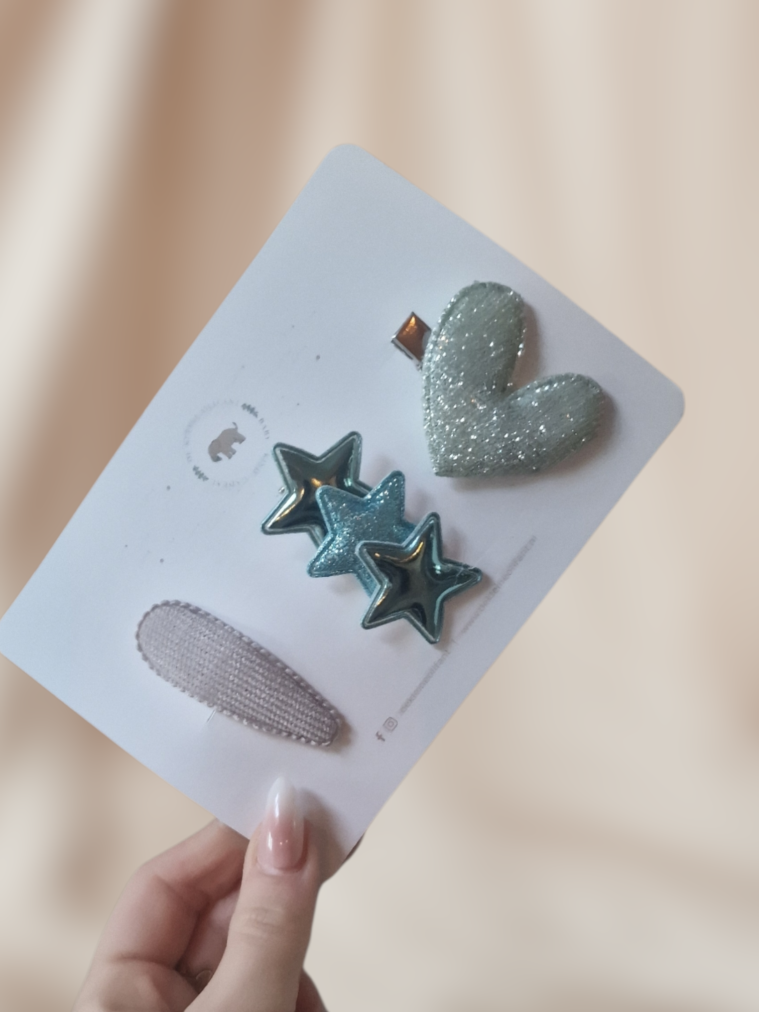 Haarspeldjes Kind - Blauw/Grijs