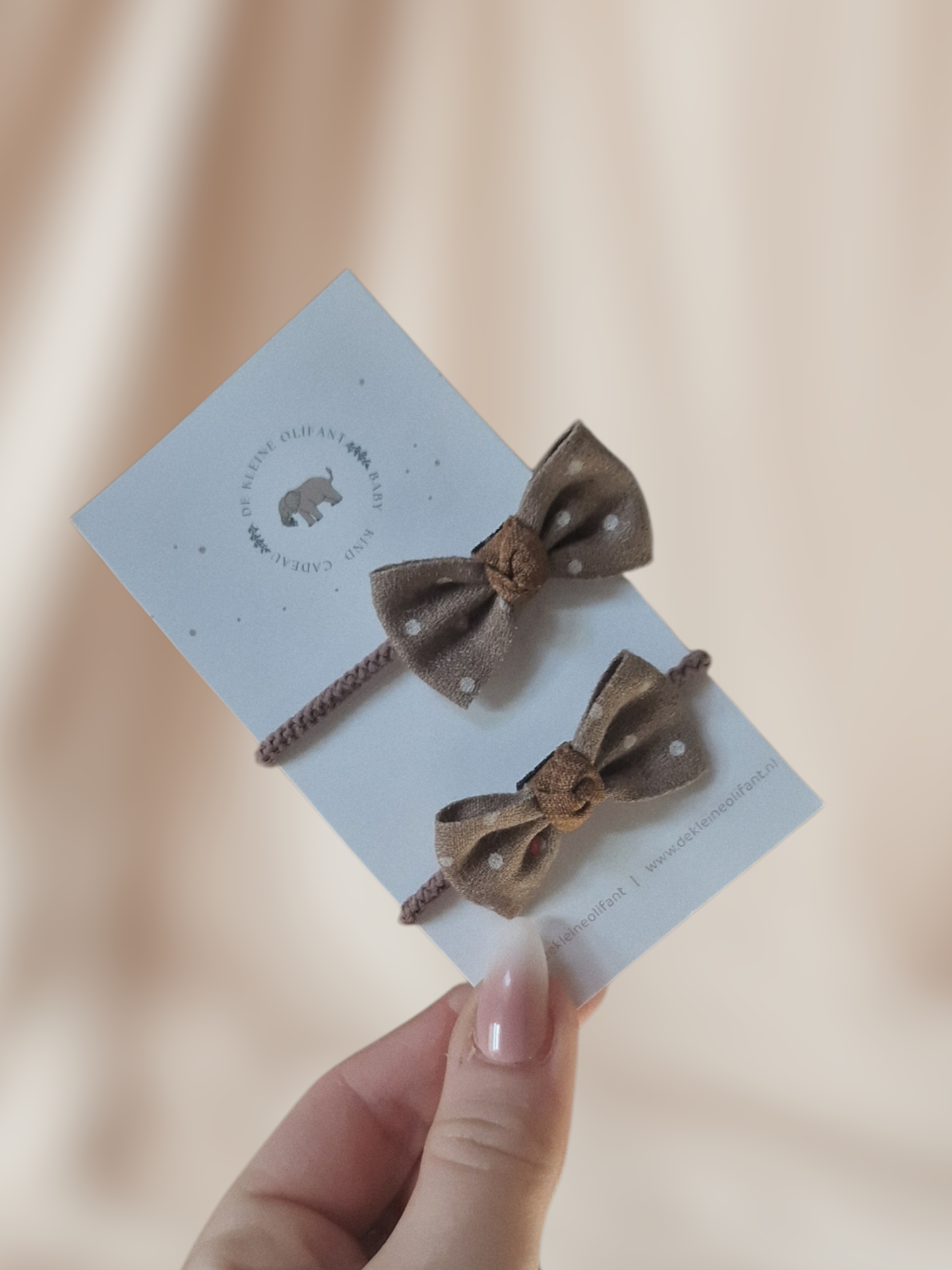 Haarelastiekjes Kind - Strikjes - Stip