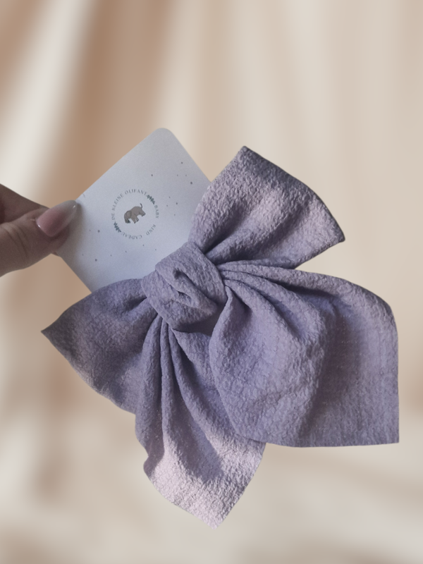 Haarspeld Kind - Grote Strik - Paars