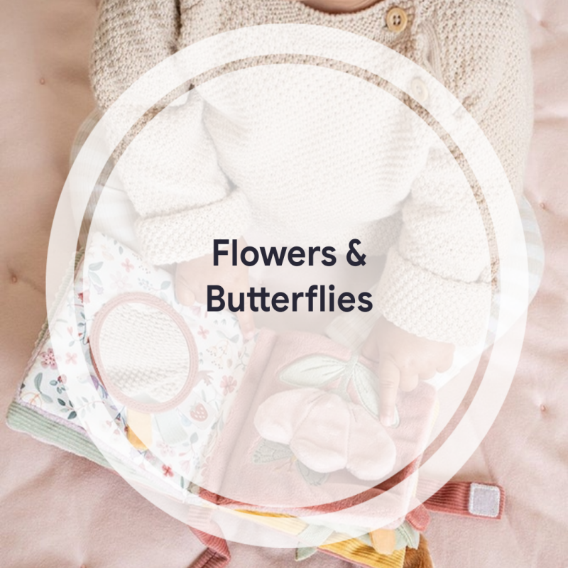 flowers en butterflies