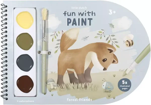 Little Dutch - Forest Friends - Verfboek
